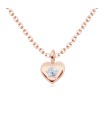 Heart Silver Necklaces SPE-5741